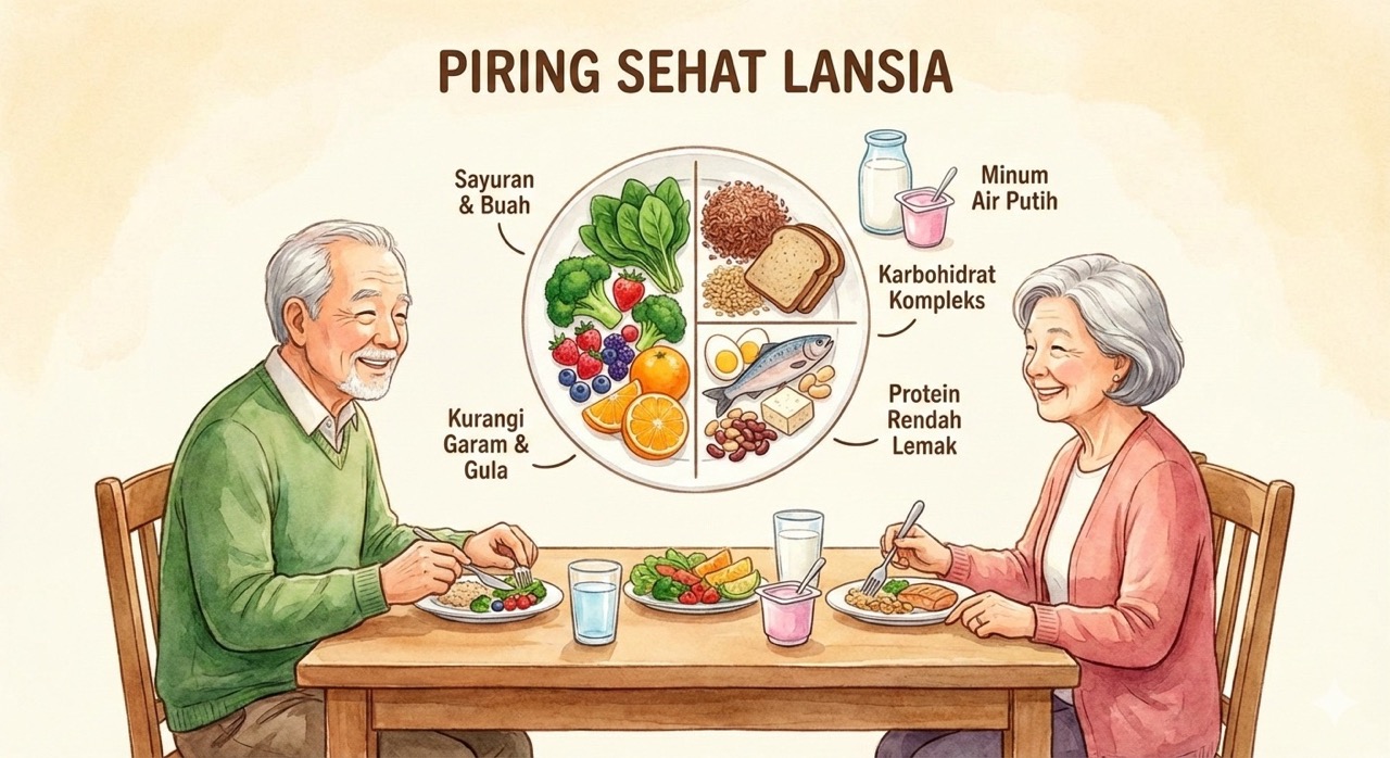 Panduan Makan Sehat di Usia Senja