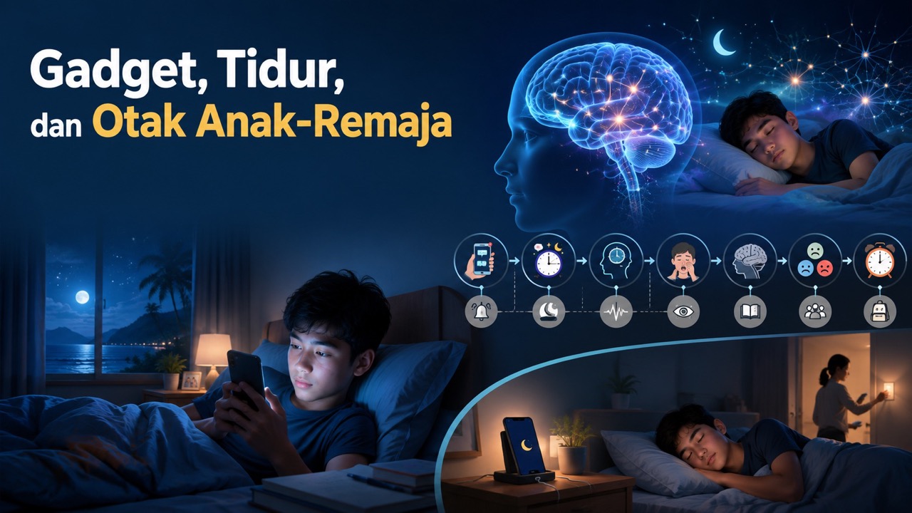 Gadget, Tidur, dan Otak Anak-Remaja