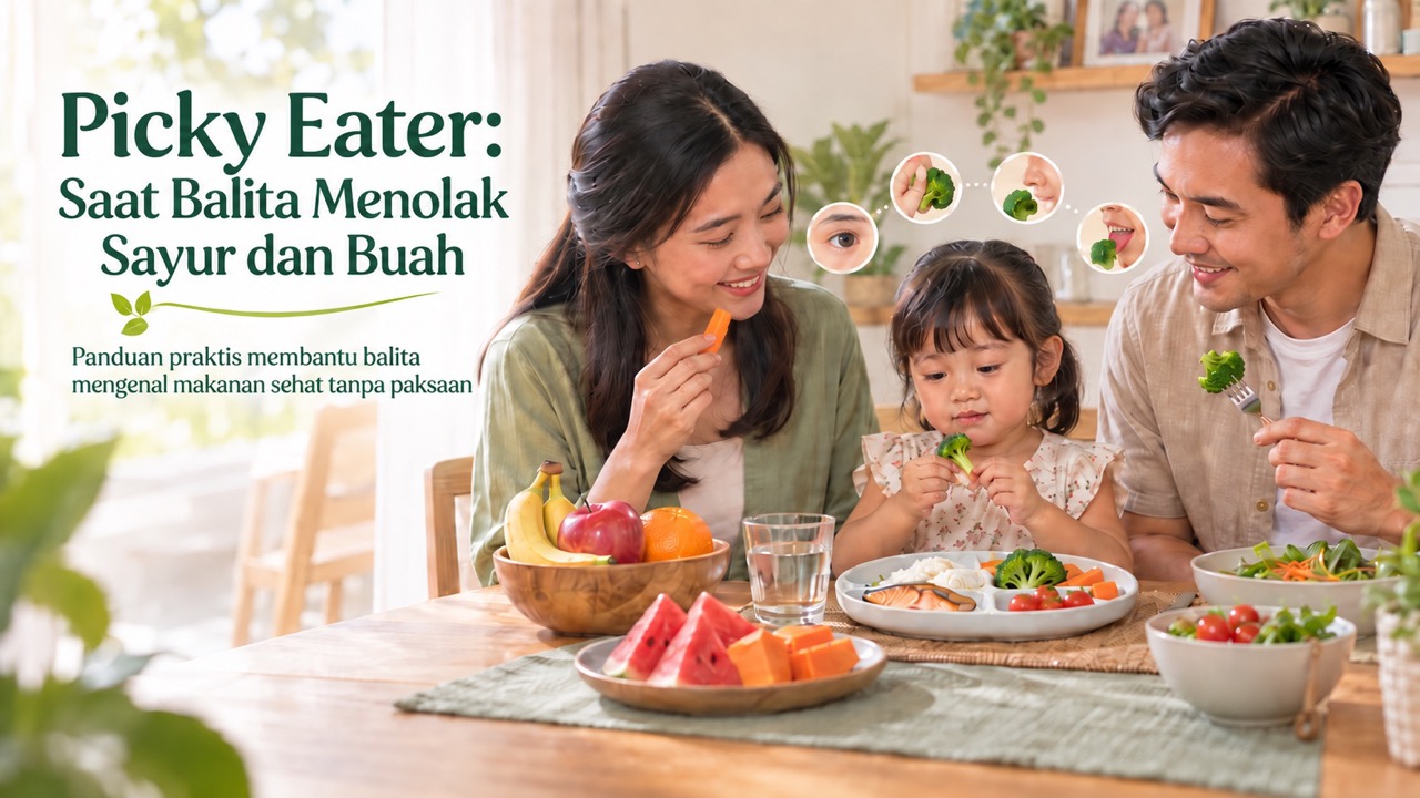 Picky Eater: Saat Balita Menolak Sayur dan Buah